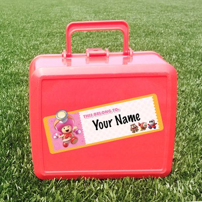 Personalized Printable Lunchbox Labels - Play Nintendo.