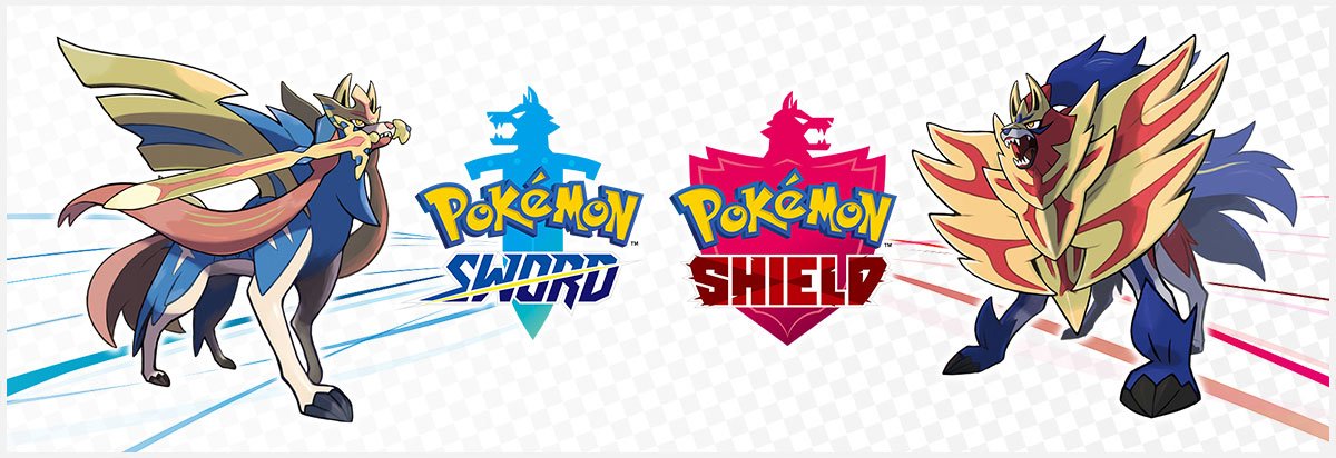 The latest core series Pokémon games by Nintendo, Pokémon Sword and