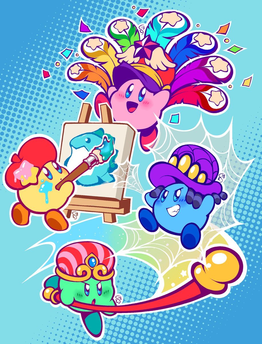 Kirby Star Allies Fan Art.