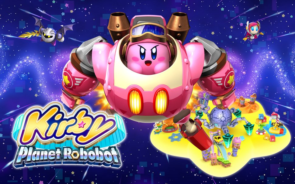 Kirby's kickin' bot on this wallpaper - Play Nintendo.
