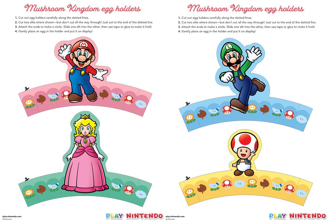 Super Mario Printable Decorations - Play Nintendo.