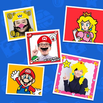 Princess Peach Mario Photo Booth Frame Super Mario Bros 