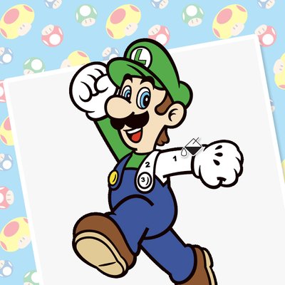 Luigi Paint by Number Activity - Play Nintendo