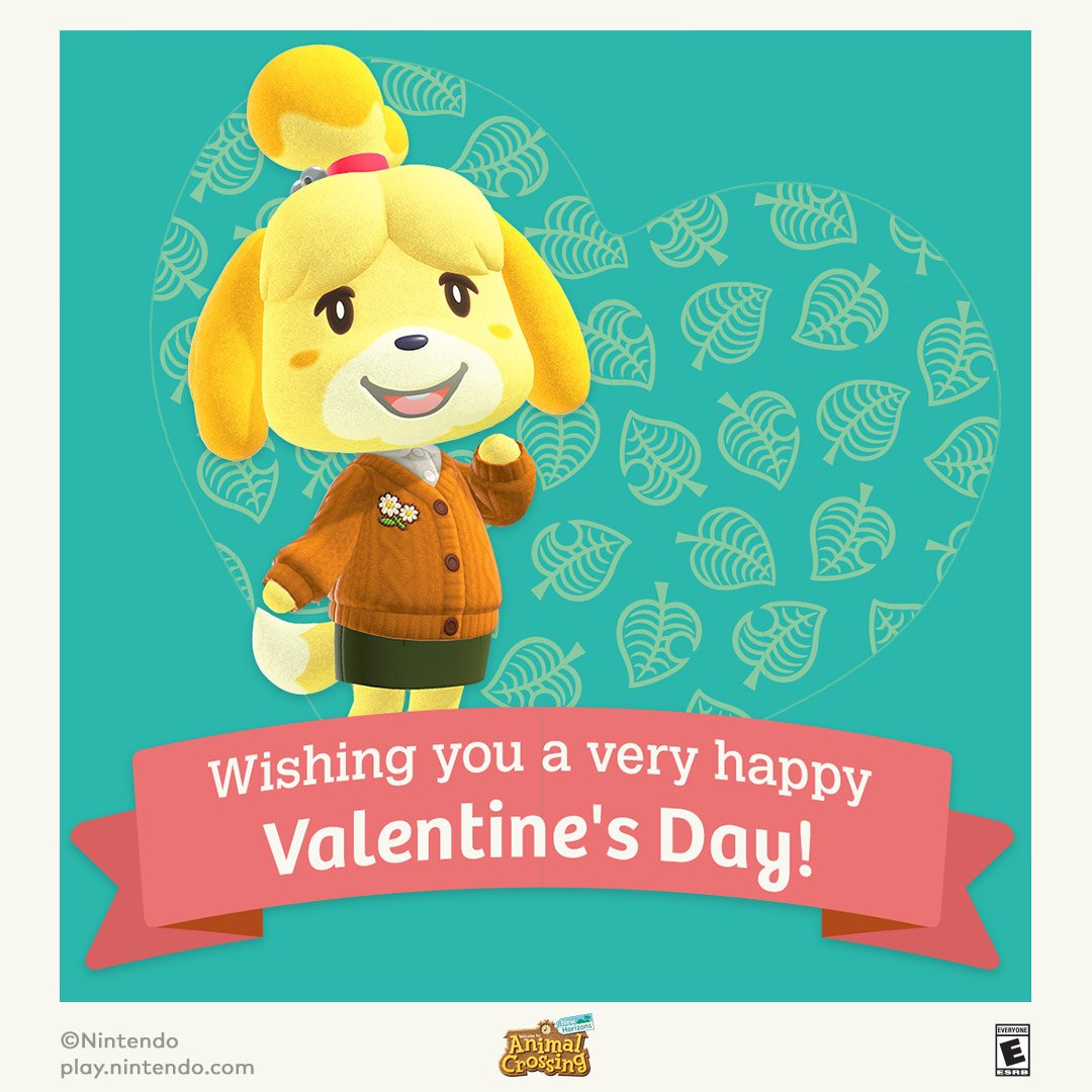 Animal Crossing Ecards For Valentine S Day Play Nintendo