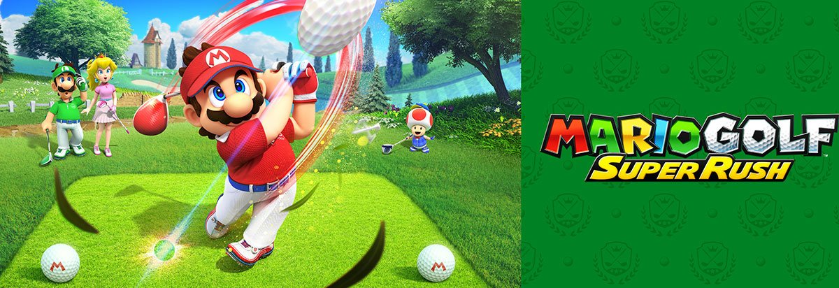 Mario is Super Switch Now News: Available Play Golf: - on Nintendo Rush