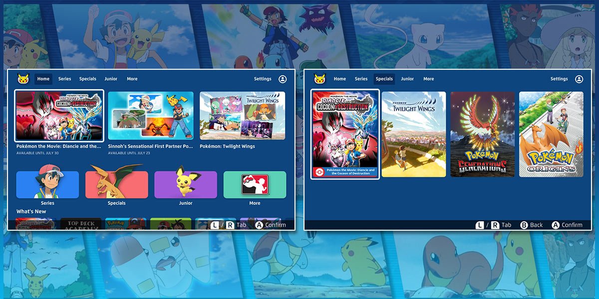 Pokémon TV, Software