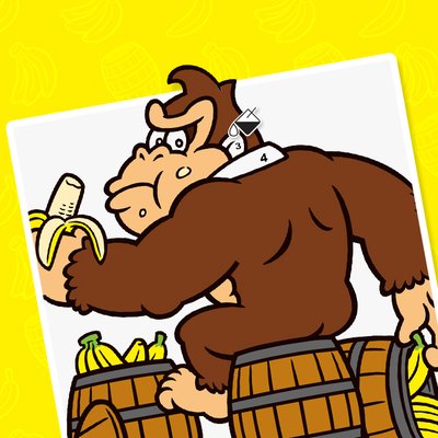 Paint by Numbers Activity: Donkey Kong’s going bananas! - Play Nintendo