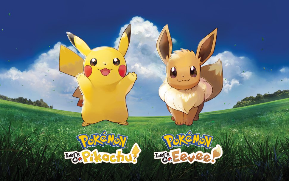 Pokemon Wallpaper With Pikachu And Eevee Download Play Nintendo