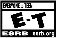 ESRB rating image, everyone to teen.