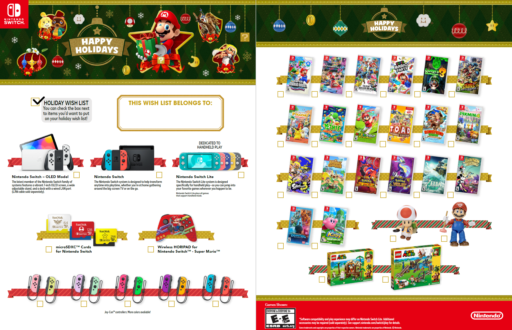 Check out these great, family-friendly gift options from Nintendo